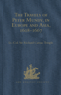 Omslagafbeelding: The Travels of Peter Mundy, in Europe and Asia, 1608-1667 1st edition 9781409424758