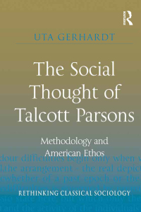 Imagen de portada: The Social Thought of Talcott Parsons 1st edition 9781409427674