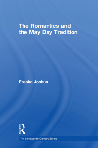 Cover image: The Romantics and the May Day Tradition 1st edition 9780754657743