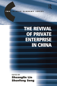 Cover image: The Revival of Private Enterprise in China 1st edition 9780754648925
