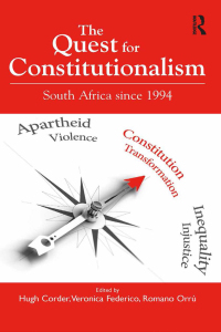 Imagen de portada: The Quest for Constitutionalism 1st edition 9781472416315