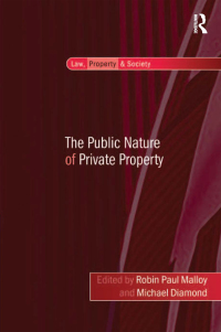 Omslagafbeelding: The Public Nature of Private Property 1st edition 9780754679516