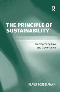 Omslagafbeelding: The Principle of Sustainability 1st edition 9780754673552