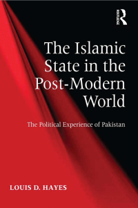 صورة الغلاف: The Islamic State in the Post-Modern World 1st edition 9781138246959