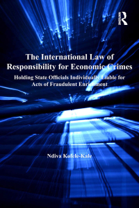 Cover image: The International Law of Responsibility for Economic Crimes 2nd edition 9780754647577