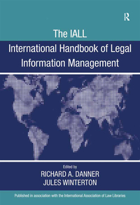 Omslagafbeelding: The IALL International Handbook of Legal Information Management 1st edition 9780754674771