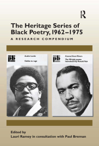 Titelbild: The Heritage Series of Black Poetry, 1962–1975 1st edition 9780754657828