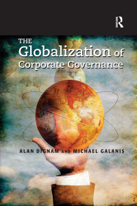 Omslagafbeelding: The Globalization of Corporate Governance 1st edition 9781138272750