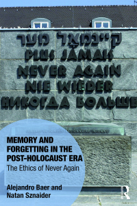 Titelbild: Memory and Forgetting in the Post-Holocaust Era 1st edition 9780367359188