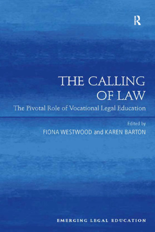 Cover image: The Calling of Law 1st edition 9781138247802