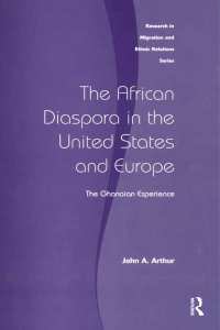 صورة الغلاف: The African Diaspora in the United States and Europe 1st edition 9781138264601