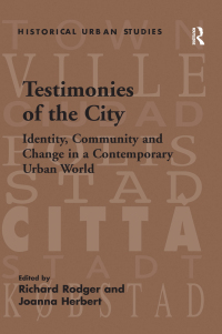Omslagafbeelding: Testimonies of the City 1st edition 9780754655602