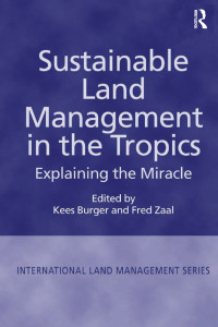 Cover image: Sustainable Land Management in the Tropics 1st edition 9780754644552