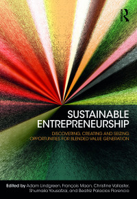 Cover image: Sustainable Entrepreneurship 1st edition 9781472483591