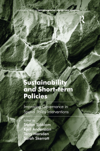 Titelbild: Sustainability and Short-term Policies 1st edition 9781409446774