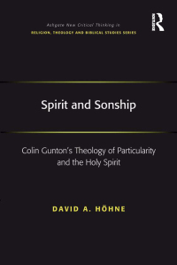 Imagen de portada: Spirit and Sonship 1st edition 9780754669111