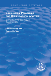 Cover image: Sociological Paradigms and Organisational Analysis 2nd edition 9781315609751