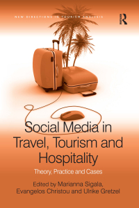 Imagen de portada: Social Media in Travel, Tourism and Hospitality 1st edition 9781409420910