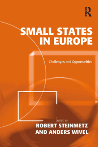 Cover image: Small States in Europe 1st edition 9781138253469