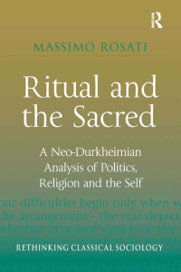 Imagen de portada: Ritual and the Sacred 1st edition 9780367603038