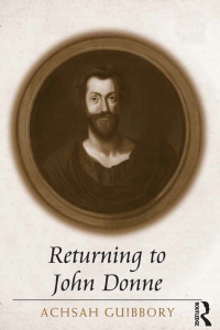 Cover image: Returning to John Donne 1st edition 9781409468783