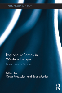 Imagen de portada: Regionalist Parties in Western Europe 1st edition 9781032097664