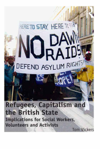 Imagen de portada: Refugees, Capitalism and the British State 1st edition 9781409441526