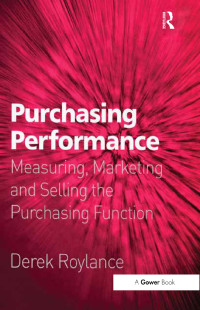 Cover image: Purchasing Performance 1st edition 9781032837741