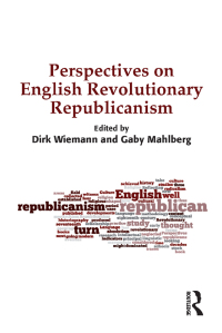 Imagen de portada: Perspectives on English Revolutionary Republicanism 1st edition 9781409455677
