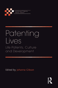 صورة الغلاف: Patenting Lives 1st edition 9780754671046