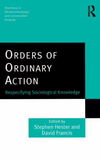 Cover image: Orders of Ordinary Action 1st edition 9781138253964