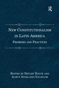 Cover image: New Constitutionalism in Latin America 1st edition 9781409434986