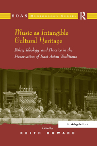 Imagen de portada: Music as Intangible Cultural Heritage 1st edition 9781409439073