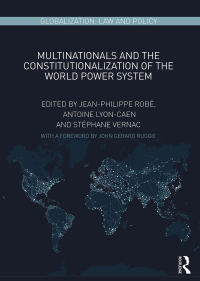 Imagen de portada: Multinationals and the Constitutionalization of the World Power System 1st edition 9781138606555