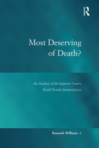 Cover image: Most Deserving of Death? 1st edition 9780754678854