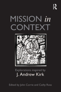 صورة الغلاف: Mission in Context 1st edition 9781138546165