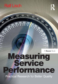 Cover image: Measuring Service Performance 1st edition 9781472411914