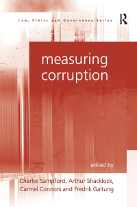 Imagen de portada: Measuring Corruption 1st edition 9781138249455