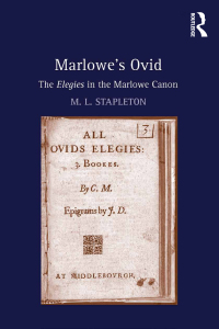 صورة الغلاف: Marlowe's Ovid 1st edition 9781032098999