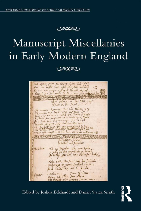 Manuscript Miscellanies in Early Modern England, 1st Edition - FULL INSTANT DOWNLOAD | PDF DOCX EPUB