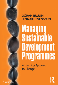 Imagen de portada: Managing Sustainable Development Programmes 1st edition 9781409437192