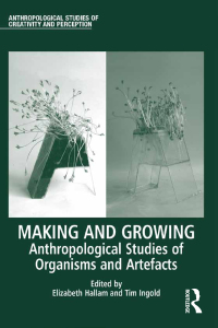 Imagen de portada: Making and Growing 1st edition 9781138244597