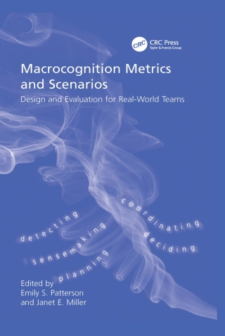 Cover image: Macrocognition Metrics and Scenarios 1st edition 9780754675785