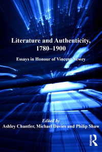 Cover image: Literature and Authenticity, 1780–1900 1st edition 9780754665991