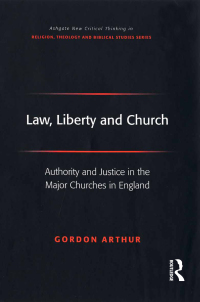 Cover image: Law, Liberty and Church 1st edition 9780754654377
