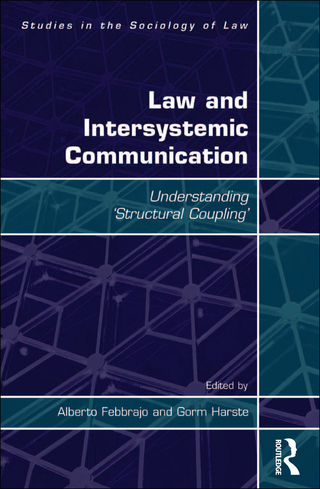 Imagen de portada: Law and Intersystemic Communication 1st edition 9781409421108