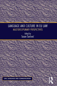 Cover image: Language and Culture in EU Law 1st edition 9781472428974