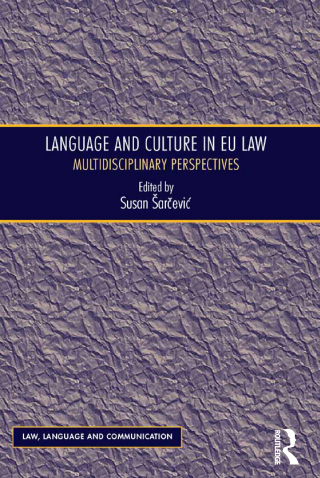 Cover image: Language and Culture in EU Law 1st edition 9781472428974