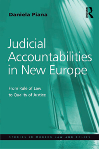 Omslagafbeelding: Judicial Accountabilities in New Europe 1st edition 9781138256750