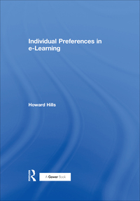 Titelbild: Individual Preferences in e-Learning 1st edition 9780566084560